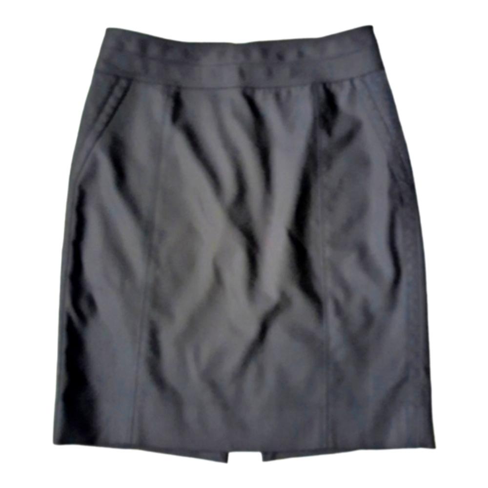 Perfect Form Pencil Skirt Womens Size 6 Black Business Work